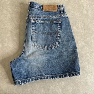 Vintage Tommy Hilfiger Women's Classic Blue 100% Cotton Jean Shorts
